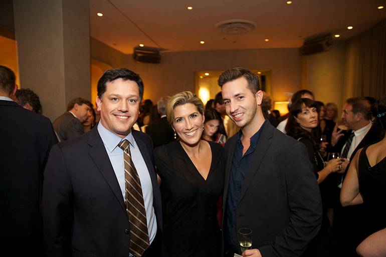 John Gorey, Catherine De Orio, and Kevin Aeh at the Pump Room 75th Anniversary. Photo: Jeff Schear