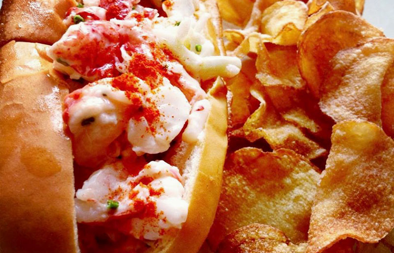 Lobster Roll at Acadia