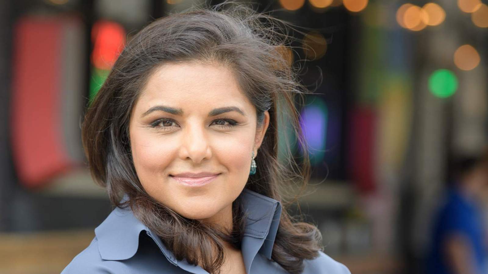 Check, Please! host Alpana Singh on Randolph Street in Chicago