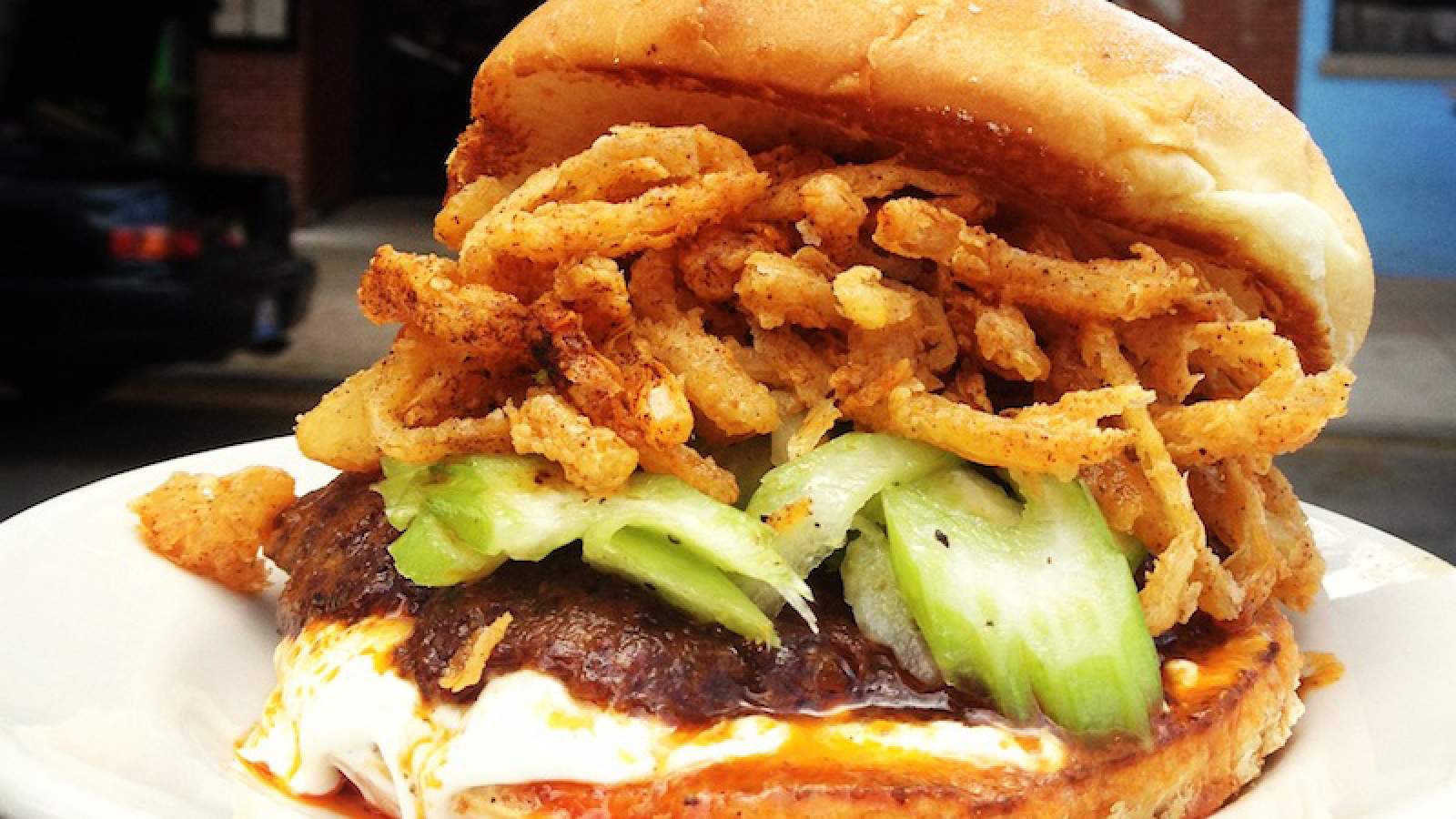 Patrick Kane burger at DMK