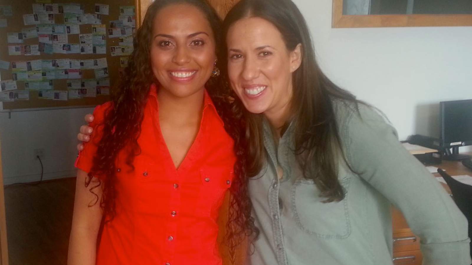 Cristiane Pereira and Sarah Levy