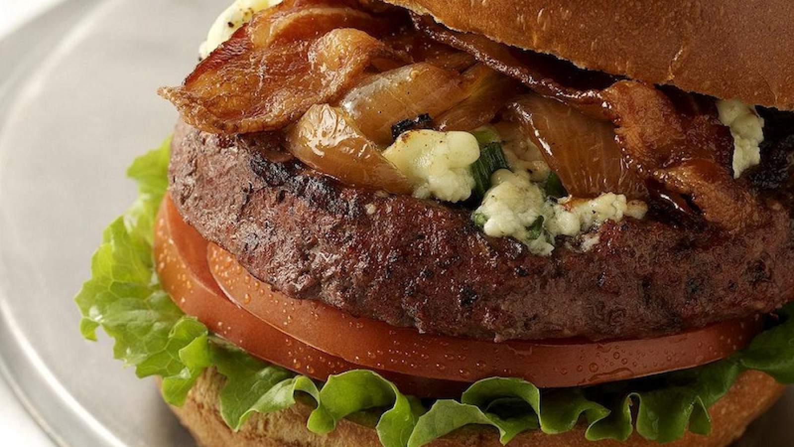 Burger at Weber Grill