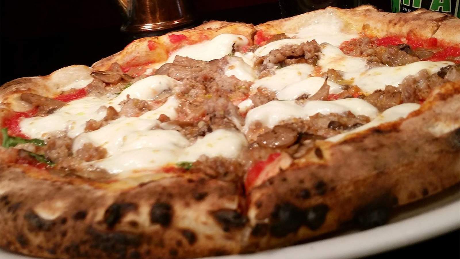Pizza at Forno Rosso