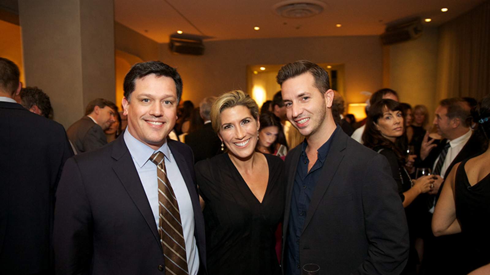 John Gorey, Catherine De Orio, and Kevin Aeh at the Pump Room 75th Anniversary. Photo: Jeff Schear