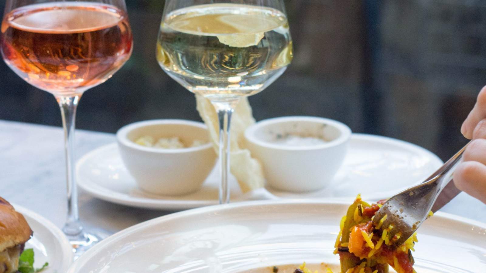 Wine with takeout