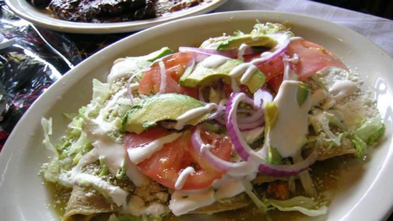 Isaac's mother's enchiladas