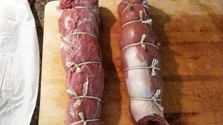 Lombata di Maiale/Stuffed Pork Tenderloin