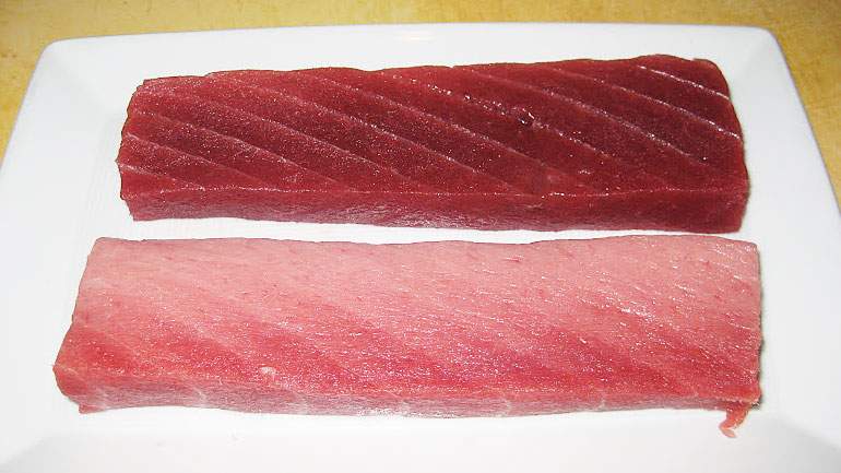 Marinated Big Eye Tuna with Jalapeno Jelly