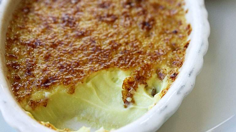 Pistachio Creme Brulee