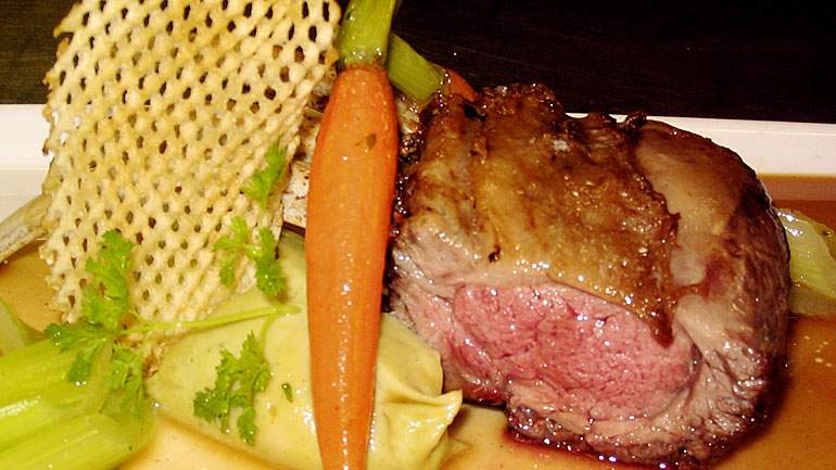 Roasted Rack of New Zealand Lamb