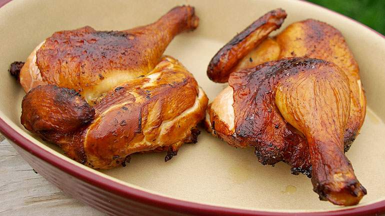 Rotisserie Smoked Chicken